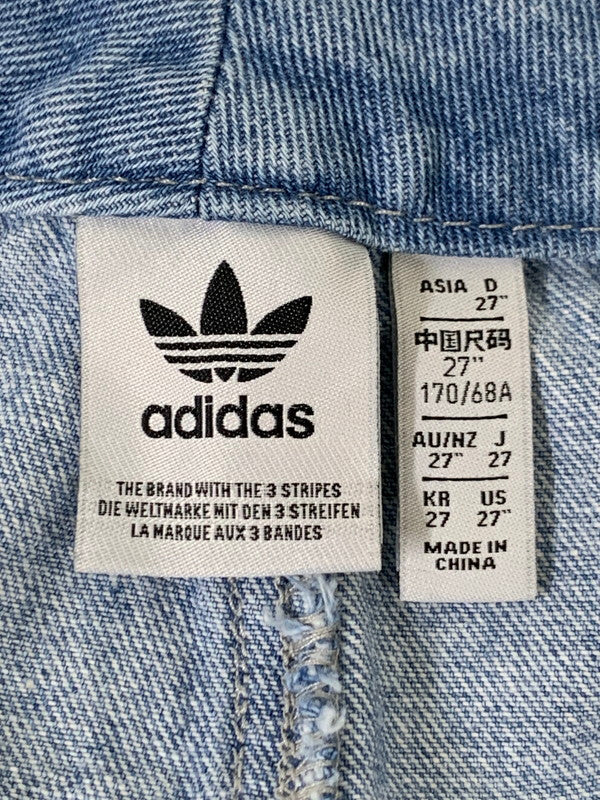 【中古品】【レディース】 adidas アディダス IS5249 ニュートラルコートデニムパンツ 171-251206-zi-28-min サイズ：27 カラー：インディゴ 万代Net店