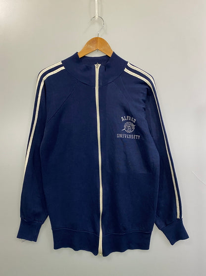 【現状渡し品】【メンズ】 VINTAGE ヴィンテージ ALFRED UNIVERSITY TRACK JACKET トラックジャケット ジャージ IDEALジップ トップス 146-260715-yn-10-min サイズ：M カラー：ネイビー 万代Net店