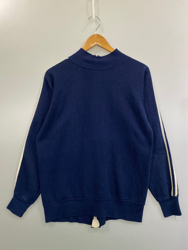 【現状渡し品】【メンズ】 VINTAGE ヴィンテージ ALFRED UNIVERSITY TRACK JACKET トラックジャケット ジャージ IDEALジップ トップス 146-260715-yn-10-min サイズ：M カラー：ネイビー 万代Net店