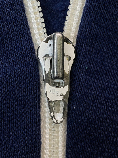 【現状渡し品】【メンズ】 VINTAGE ヴィンテージ ALFRED UNIVERSITY TRACK JACKET トラックジャケット ジャージ IDEALジップ トップス 146-260715-yn-10-min サイズ：M カラー：ネイビー 万代Net店