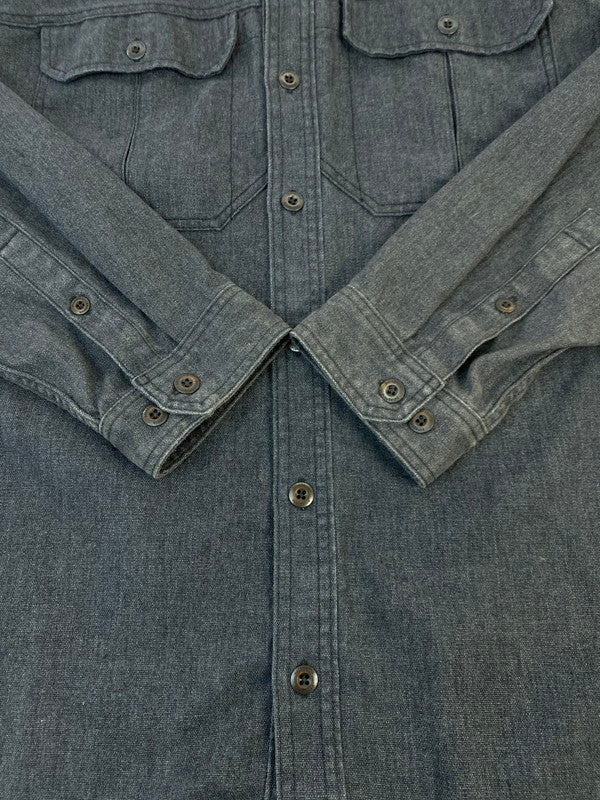 【中古品】【メンズ】 patagonia パタゴニア ファリアーズ シャツ 53320 メンズ トップス 長袖 ロングスリーブ 144-251205-em-28-min サイズ：XL カラー：インディゴグレー 万代Net店