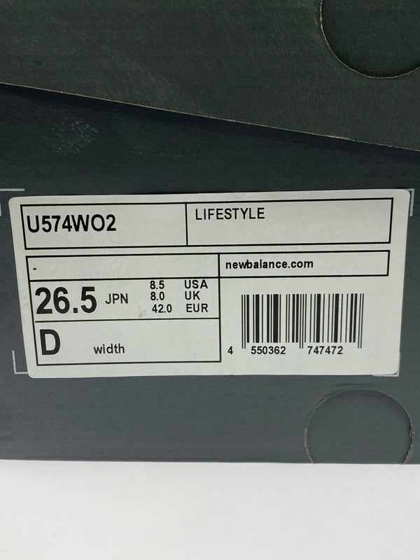 【未使用品】【メンズ】 NEW BALANCE ニューバランス U574WO2 ローカット スニーカー 靴 162-251203-kk-13-min カラー：Beige with off white 万代Net店