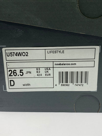 【未使用品】【メンズ】 NEW BALANCE ニューバランス U574WO2 ローカット スニーカー 靴 162-251203-kk-13-min カラー：Beige with off white 万代Net店