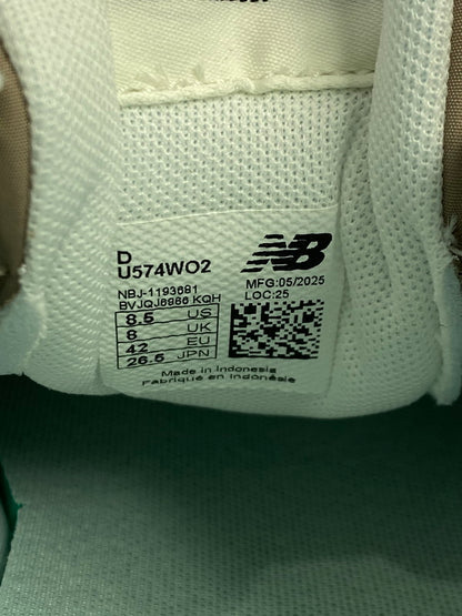 【未使用品】【メンズ】 NEW BALANCE ニューバランス U574WO2 ローカット スニーカー 靴 162-251203-kk-13-min カラー：Beige with off white 万代Net店