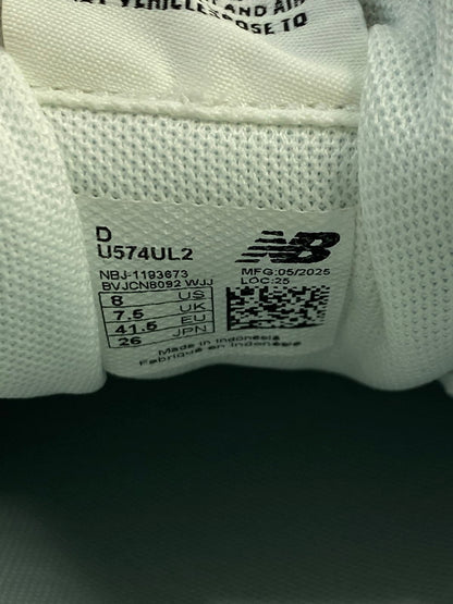 【未使用品】【メンズ】 NEW BALANCE ニューバランス U574UL2 ローカット スニーカー 靴 163-251203-kk-15-min カラー：Grey with Off White 万代Net店