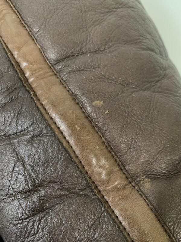 【中古品】【メンズ】 L.GYMO IRVIN アーヴィン MOUTON B-3 FLIGHT JACKET ムートン B-3 フライトジャケット アウター 145-251201-kk-31-min サイズ：表記なし 下記参照 カラー：ブラウン 万代Net店