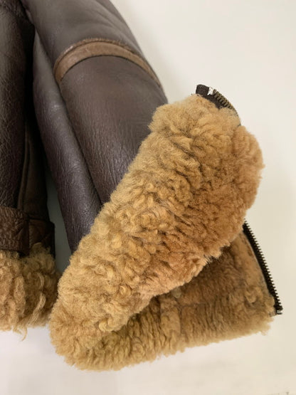 【中古品】【メンズ】 L.GYMO IRVIN アーヴィン MOUTON B-3 FLIGHT JACKET ムートン B-3 フライトジャケット アウター 145-251201-kk-31-min サイズ：表記なし 下記参照 カラー：ブラウン 万代Net店