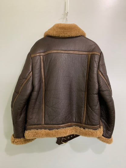 【中古品】【メンズ】 L.GYMO IRVIN アーヴィン MOUTON B-3 FLIGHT JACKET ムートン B-3 フライトジャケット アウター 145-251201-kk-31-min サイズ：表記なし 下記参照 カラー：ブラウン 万代Net店
