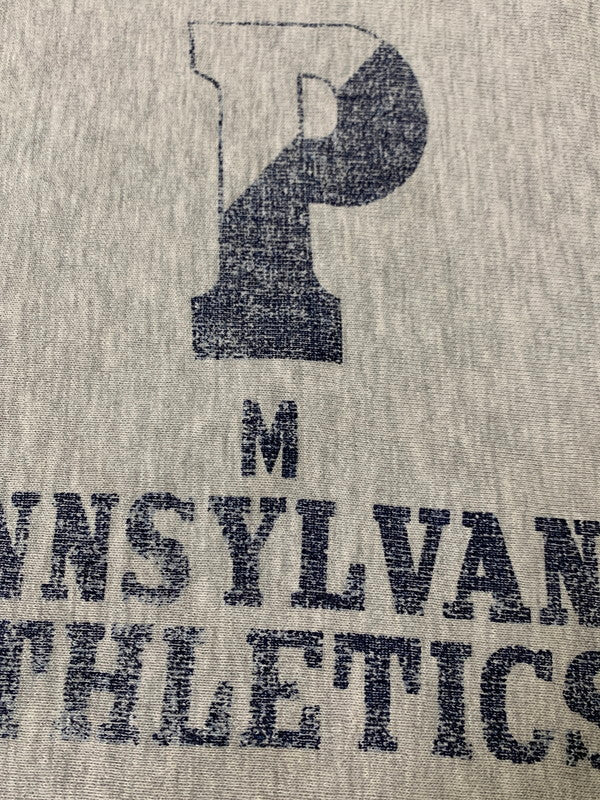【現状渡し品】【メンズ】 Champion チャンピオン 80's REVERSE WEAVE CREWNECK SWEATSHIRT PENNSYLVANIA ATHLETICS VINTAGE 80年代 リバースウィーブ クルーネックスウェットシャツ トップス トレーナー ヴィンテージ 146-251201-kk-39-min サイズ：M カラー：グレー 万代Net店