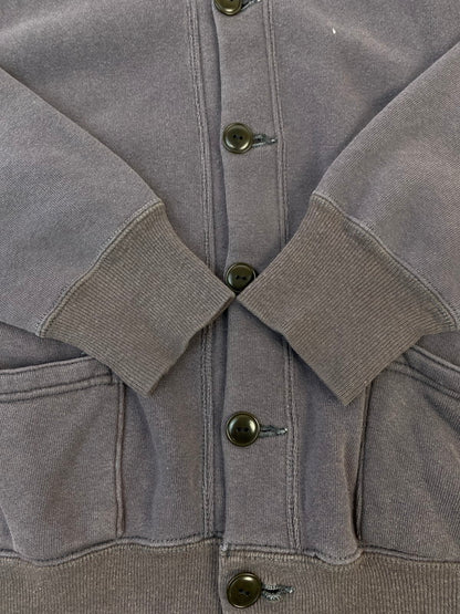 【現状渡し品】【メンズ】 WAREHOUSE ウエアハウス スウェットカーディガン BODIES スウェット メンズ トップス 145-251205-em-32-min サイズ：40 カラー：ライトネイビー 万代Net店