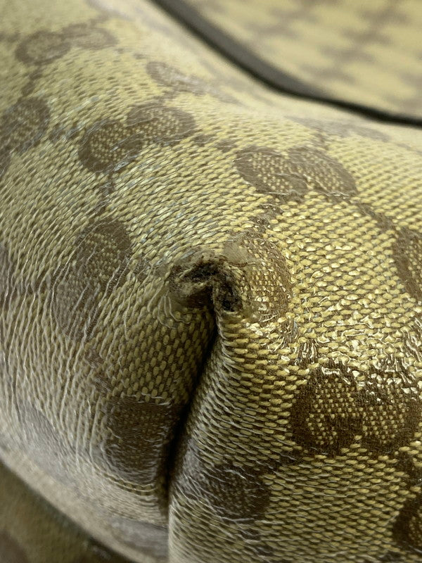 【中古品】【レディース】 GUCCI グッチ GGクリスタル トートバッグ 265695 ショルダーバッグ 肩掛け カバン レディース 180-251205-em-06-min カラー：ベージュ/ブラウン 万代Net店