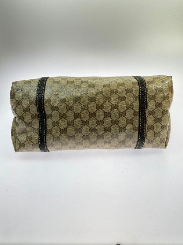 【中古品】【レディース】 GUCCI グッチ GGクリスタル トートバッグ 265695 ショルダーバッグ 肩掛け カバン レディース 180-251205-em-06-min カラー：ベージュ/ブラウン 万代Net店