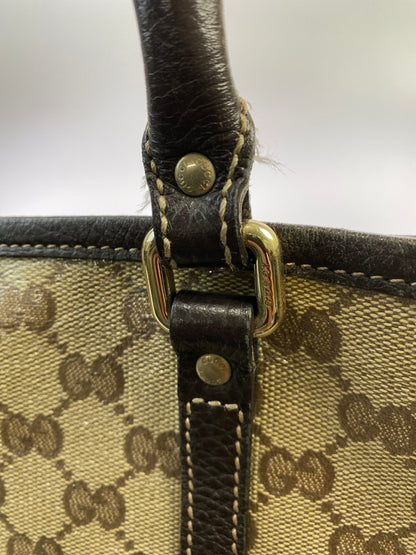 【中古品】【レディース】 GUCCI グッチ GGクリスタル トートバッグ 265695 ショルダーバッグ 肩掛け カバン レディース 180-251205-em-06-min カラー：ベージュ/ブラウン 万代Net店