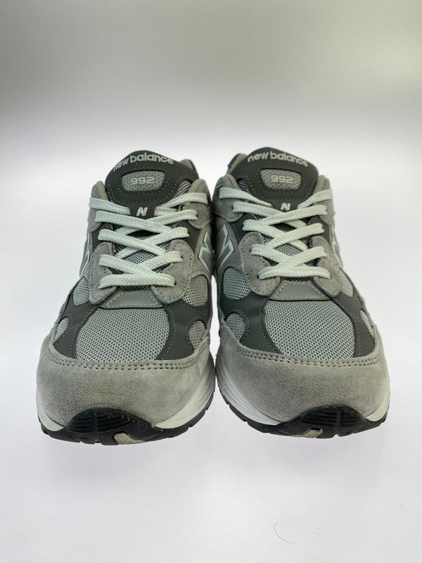 【中古品】【メンズ】 NEW BALANCE ニューバランス M992 U992GY MADE IN USA ローカット スニーカー 靴 162-251203-kk-10-min カラー：GRAY 万代Net店