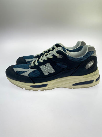 【中古品】【メンズ】 NEW BALANCE ニューバランス 991V2 U991VN2 MADE IN UK ローカット スニーカー 靴 162-251203-kk-12-min カラー：VINTAGE NAVY 万代Net店