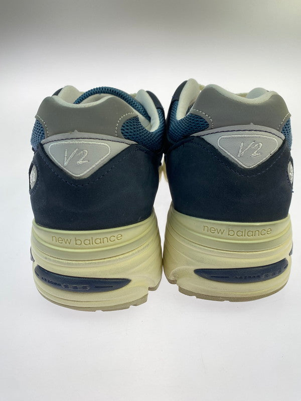 【中古品】【メンズ】 NEW BALANCE ニューバランス 991V2 U991VN2 MADE IN UK ローカット スニーカー 靴 162-251203-kk-12-min カラー：VINTAGE NAVY 万代Net店