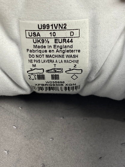 【中古品】【メンズ】 NEW BALANCE ニューバランス 991V2 U991VN2 MADE IN UK ローカット スニーカー 靴 162-251203-kk-12-min カラー：VINTAGE NAVY 万代Net店