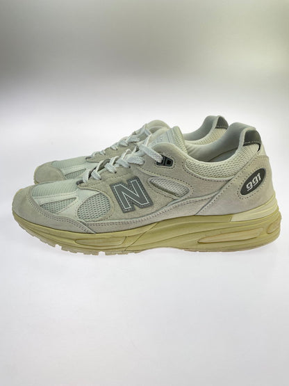 【中古品】【メンズ】 NEW BALANCE ニューバランス 991V2 U991OW2 MADE IN UK ローカット スニーカー 靴 162-251203-kk-11-min カラー：OFF WHITE 万代Net店
