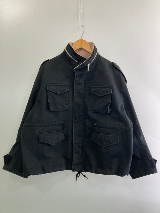 【中古品】【メンズ】 UNDERCOVER アンダーカバー 18AW BIG M-65 MILITARY JACKET UCV1203-2 ミリタリージャケット アウター 140-251201-kk-57-min サイズ：3 カラー：ブラック 万代Net店