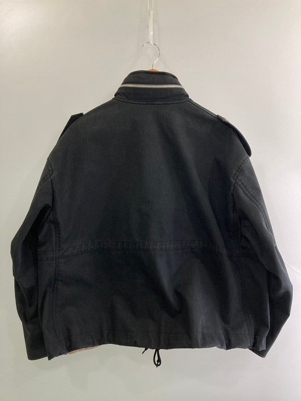 【中古品】【メンズ】 UNDERCOVER アンダーカバー 18AW BIG M-65 MILITARY JACKET UCV1203-2 ミリタリージャケット アウター 140-251201-kk-57-min サイズ：3 カラー：ブラック 万代Net店