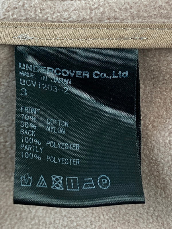 【中古品】【メンズ】 UNDERCOVER アンダーカバー 18AW BIG M-65 MILITARY JACKET UCV1203-2 ミリタリージャケット アウター 140-251201-kk-57-min サイズ：3 カラー：ブラック 万代Net店