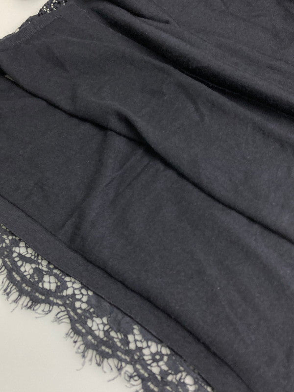 【中古品】【レディース】 VALENTINO ヴァレンティノ レース ドッキング ニット FBC9A520 レディース ワンピース 170-251208-em-06-min サイズ：S カラー：ネイビー 万代Net店