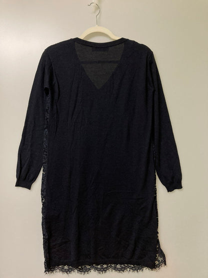 【中古品】【レディース】 VALENTINO ヴァレンティノ レース ドッキング ニット FBC9A520 レディース ワンピース 170-251208-em-06-min サイズ：S カラー：ネイビー 万代Net店