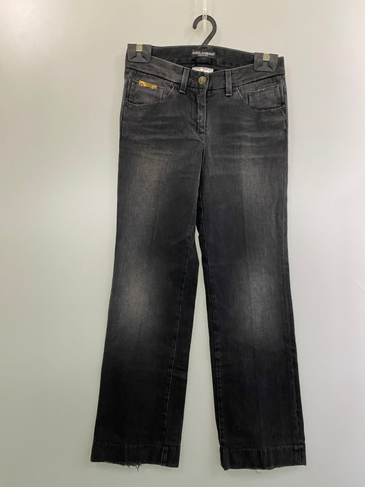 【中古品】【メンズ】 DOLCE&GABBANA ドルチェアンドガッバーナ BLACK DENIM PANTS デニムパンツ ボトムス ブラックデニム 152-251206-zi-07-min サイズ：36 カラー：ブラック 万代Net店