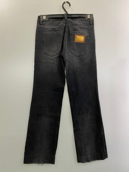 【中古品】【メンズ】 DOLCE&GABBANA ドルチェアンドガッバーナ BLACK DENIM PANTS デニムパンツ ボトムス ブラックデニム 152-251206-zi-07-min サイズ：36 カラー：ブラック 万代Net店