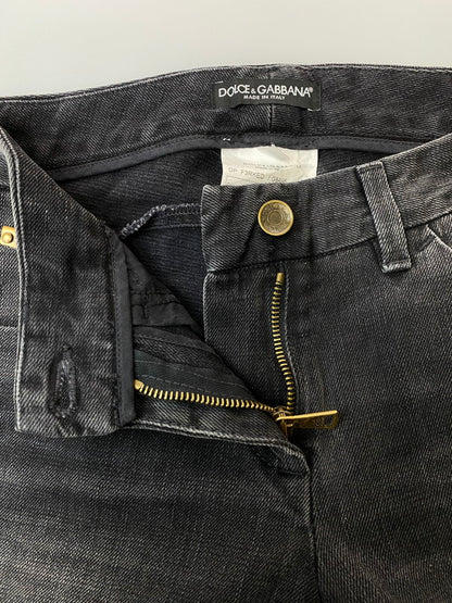 【中古品】【メンズ】 DOLCE&GABBANA ドルチェアンドガッバーナ BLACK DENIM PANTS デニムパンツ ボトムス ブラックデニム 152-251206-zi-07-min サイズ：36 カラー：ブラック 万代Net店