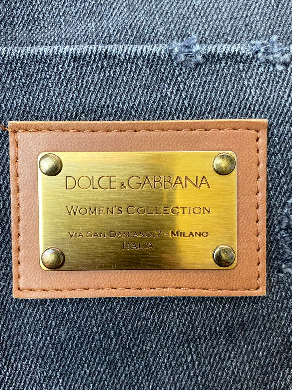 【中古品】【メンズ】 DOLCE&GABBANA ドルチェアンドガッバーナ BLACK DENIM PANTS デニムパンツ ボトムス ブラックデニム 152-251206-zi-07-min サイズ：36 カラー：ブラック 万代Net店