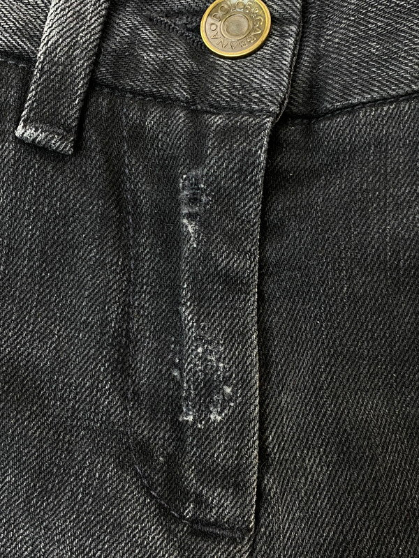 【中古品】【メンズ】 DOLCE&GABBANA ドルチェアンドガッバーナ BLACK DENIM PANTS デニムパンツ ボトムス ブラックデニム 152-251206-zi-07-min サイズ：36 カラー：ブラック 万代Net店
