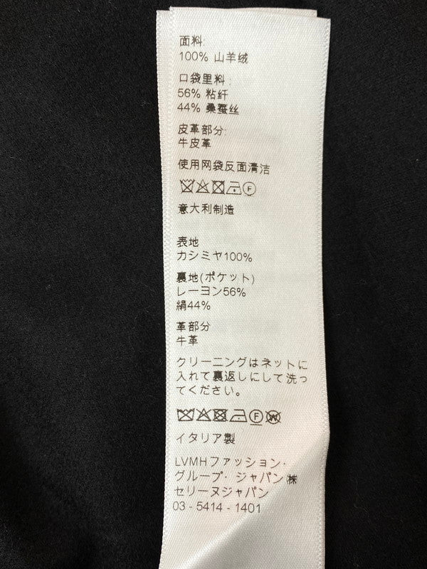 【中古美品】【レディース】 CELINE セリーヌ エディ期 カシミヤ スカート 2J400561F ボトムス 168-251204-jt-38-min サイズ：38 カラー：ブラック 万代Net店