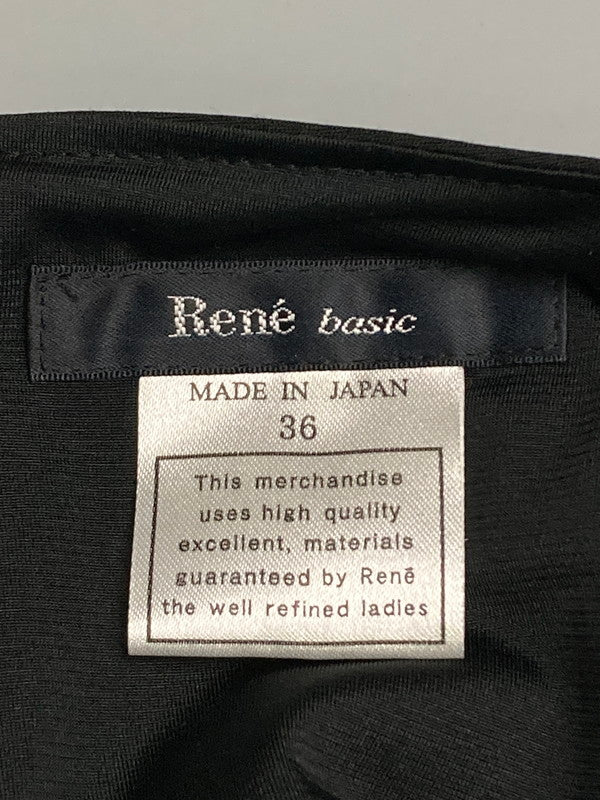 【中古品】【レディース】 RENE ルネ レースアップドレス 5746270 ジップアップ ワンピース レディース 170-251208-em-05-min サイズ：36 カラー：ブラック 万代Net店