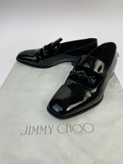 【中古品】【レディース】 JIMMY CHOO ジミーチュウ パテントローファー レディース シューズ 靴 183-251205-em-09-min サイズ：40 カラー：ブラック 万代Net店