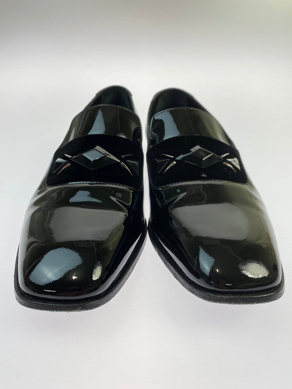 【中古品】【レディース】 JIMMY CHOO ジミーチュウ パテントローファー レディース シューズ 靴 183-251205-em-09-min サイズ：40 カラー：ブラック 万代Net店