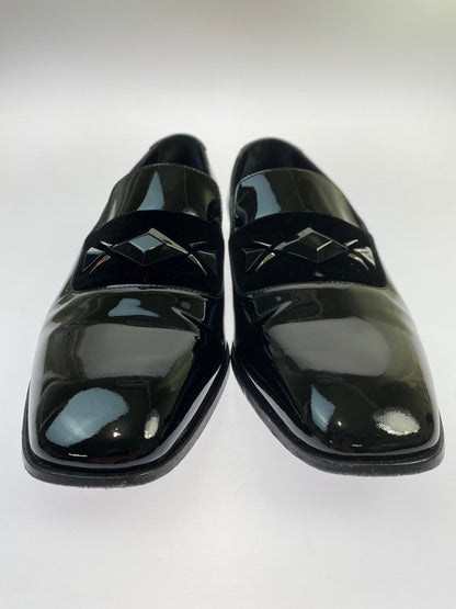 【中古品】【レディース】 JIMMY CHOO ジミーチュウ パテントローファー レディース シューズ 靴 183-251205-em-09-min サイズ：40 カラー：ブラック 万代Net店