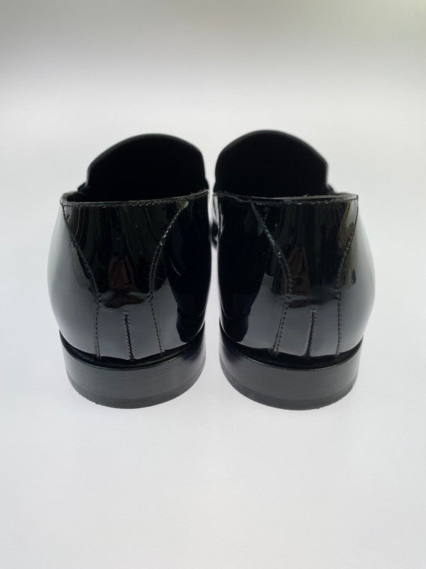 【中古品】【レディース】 JIMMY CHOO ジミーチュウ パテントローファー レディース シューズ 靴 183-251205-em-09-min サイズ：40 カラー：ブラック 万代Net店