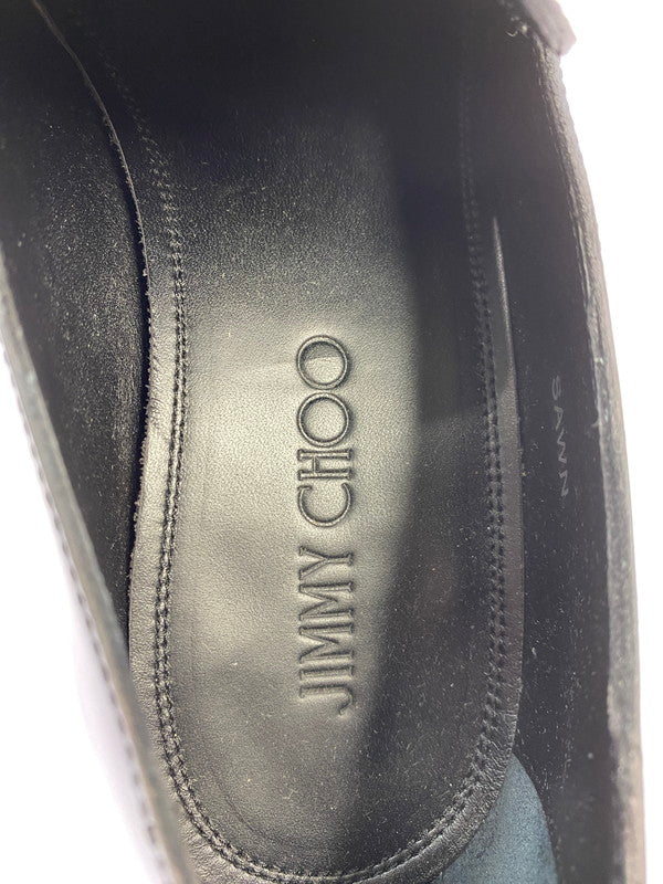 【中古品】【レディース】 JIMMY CHOO ジミーチュウ パテントローファー レディース シューズ 靴 183-251205-em-09-min サイズ：40 カラー：ブラック 万代Net店