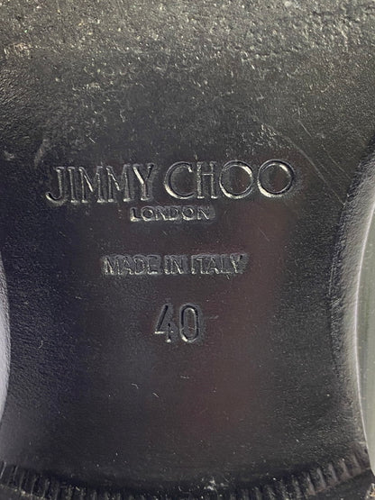 【中古品】【レディース】 JIMMY CHOO ジミーチュウ パテントローファー レディース シューズ 靴 183-251205-em-09-min サイズ：40 カラー：ブラック 万代Net店