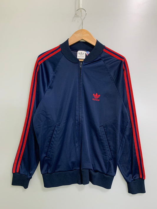 【中古品】【メンズ】 adidas アディダス 80's ATP TRACK JACKET VINTAGE 80年代 ATP トラックジャケット ライトアウタージャージ USA製 銀タグ 146-251201-kk-34-min サイズ：M カラー：ネイビー 万代Net店