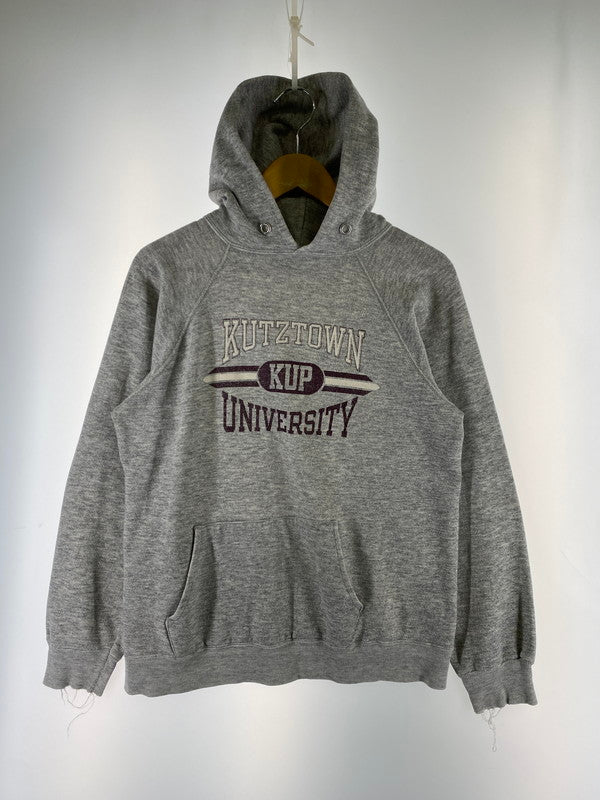 【中古品】【メンズ】 Champion チャンピオン KUTZTOWN KUP UNIVERSITY HOODED 80S トリコタグ後期 80年代 フーディ メンズ トップス パーカー ヴィンテージ 146-251205-em-37-min サイズ：M カラー：グレー 万代Net店