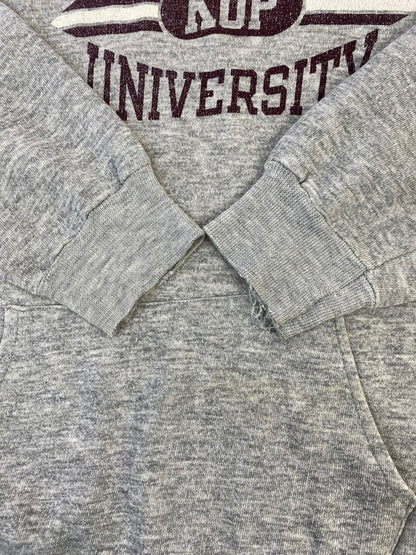 【中古品】【メンズ】 Champion チャンピオン KUTZTOWN KUP UNIVERSITY HOODED 80S トリコタグ後期 80年代 フーディ メンズ トップス パーカー ヴィンテージ 146-251205-em-37-min サイズ：M カラー：グレー 万代Net店