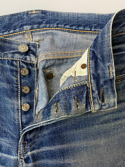 【現状渡し品】【メンズ】 WAREHOUSE ウエアハウス TYPE XX DENIM PANTS BLUE&GRAY デニム パンツ メンズ ボトムス ジーンズ ジーパン 156-251205-em-55-min サイズ：31 カラー：インディゴブルー 万代Net店