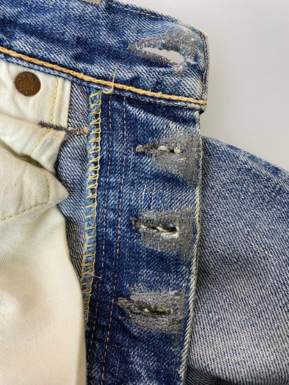 【現状渡し品】【メンズ】 WAREHOUSE ウエアハウス TYPE XX DENIM PANTS BLUE&GRAY デニム パンツ メンズ ボトムス ジーンズ ジーパン 156-251205-em-55-min サイズ：31 カラー：インディゴブルー 万代Net店