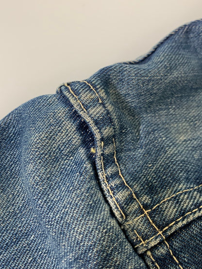 【現状渡し品】【メンズ】 Lee リー 50-60's DENIM JACKET 101-J VINTAGE 50-60年代 デニムジャケット ライトアウター Gジャン ヴィンテージ 146-251201-kk-28-min サイズ：38 カラー：ライトインディゴ 万代Net店