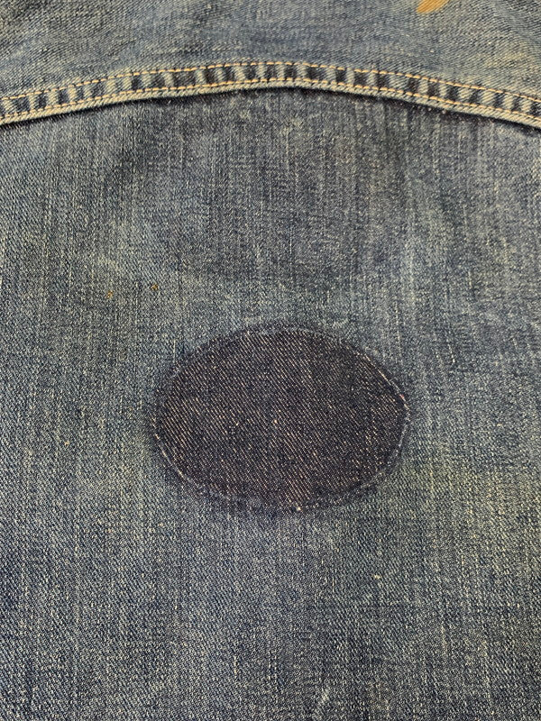 【現状渡し品】【メンズ】 Lee リー 50-60's DENIM JACKET 101-J VINTAGE 50-60年代 デニムジャケット ライトアウター Gジャン ヴィンテージ 146-251201-kk-28-min サイズ：38 カラー：ライトインディゴ 万代Net店