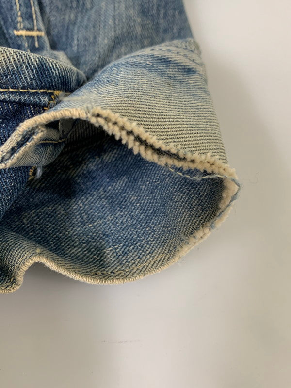 【現状渡し品】【メンズ】 Lee リー 50-60's DENIM JACKET 101-J VINTAGE 50-60年代 デニムジャケット ライトアウター Gジャン ヴィンテージ 146-251201-kk-28-min サイズ：38 カラー：ライトインディゴ 万代Net店