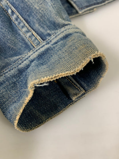 【現状渡し品】【メンズ】 Lee リー 50-60's DENIM JACKET 101-J VINTAGE 50-60年代 デニムジャケット ライトアウター Gジャン ヴィンテージ 146-251201-kk-28-min サイズ：38 カラー：ライトインディゴ 万代Net店