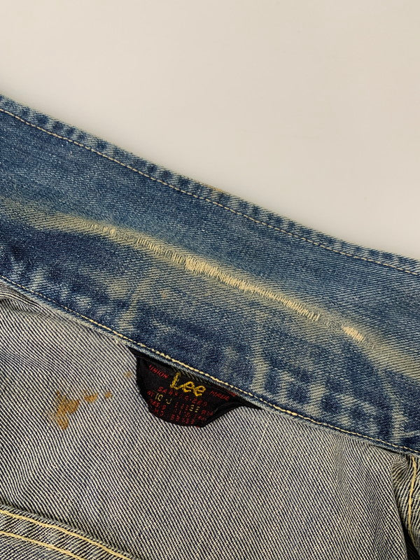 【現状渡し品】【メンズ】 Lee リー 50-60's DENIM JACKET 101-J VINTAGE 50-60年代 デニムジャケット ライトアウター Gジャン ヴィンテージ 146-251201-kk-28-min サイズ：38 カラー：ライトインディゴ 万代Net店